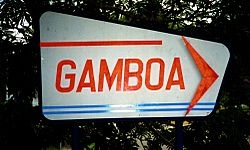 Gamboa sign (May 1998)