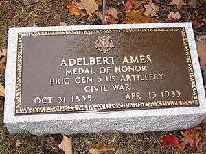 General Ames' Medal of Honor Plaque