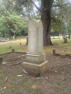 Grave of Hiram Revels, Hillcrest Cemetery