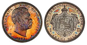 Hawaii 1883 One Dollar