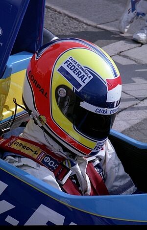 Helio Castro Neves, Paul Stewart Racing, British F3, Donington, 1995