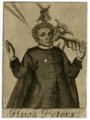 Hugh Peters - 1660 broadside cartoon - Don Pedro de Quixot
