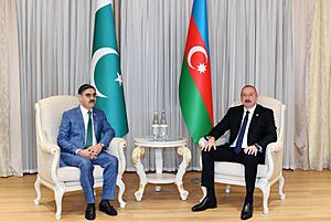 Ilham Aliyev met with caretaker Prime Minister of Pakistan in Tashkent (2)