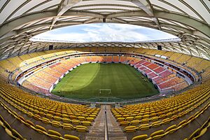 Interior da Arena da Amazônia
