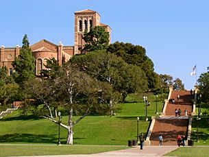 Janss Steps, Royce Hall in background, UCLA
