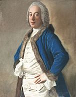 Jean-Étienne Liotard - Portret van Monsieur Boère, koopman te Genua