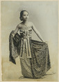 KITLV 10729 - Kassian Céphas - Studio picture of a young woman in dance pose from Yogyakarta - Around 1900