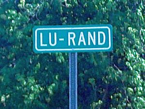 Lu-Rand Highway Sign on U.S. Route 49.