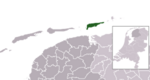 Location of Schiermonnikoog