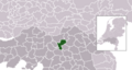 Map - NL - Municipality code 0845 (2009)