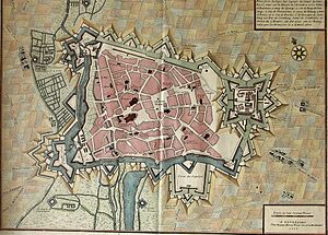 Map of Cambrai 1710