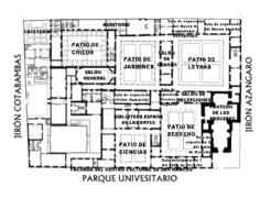 Mapa Casona UNMSM