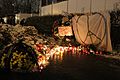 Memorial to November 2015 Paris attacks at French embassy in Moscow 21