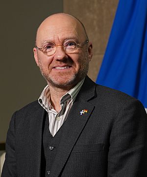 Minister for Zero Carbon Buildings, Active Travel and Tenants’ Rights Patrick Harvie (cropped).jpg