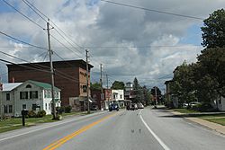 Downtown Mooers on US Route 11