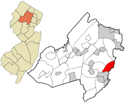 Location in Morris County and the state of New Jersey