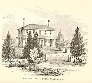 Mrs. Whitney's home, Milton, Mass