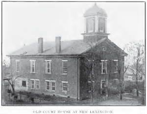 Old courthouse at New Lexington