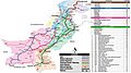 Pakistan roadway map