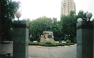 Plaza principal de Villa Mercedes