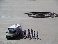 Polzeath Beach, Cornwall. Mercedes Sprinter Kellys Ice Cream Van (14348835490)