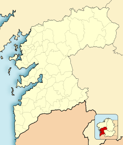 Cortegada is located in Province of Pontevedra