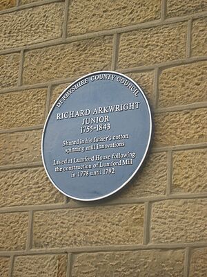 Richard Arkwright Junior (1755-1843), Lumford House, Bakewell, Derbyshire
