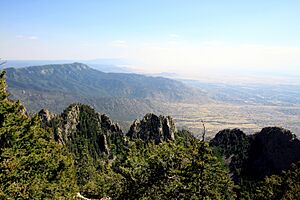 Ridge from the Sandia Crest Trail