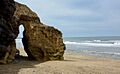 Rock Formation on Seaham Beach - geograph.org.uk - 3245188 (edited, cropped)