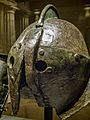 Roman gladiator helmet from Herculaneum Iron 1st century CE