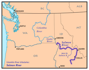 Salmon River Idaho Map.png