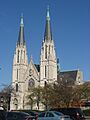 St. Mary's in Indianapolis, front and side