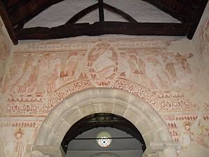 St John the Baptist's Church, Clayton, West Sussex - Paintings on Chancel Arch