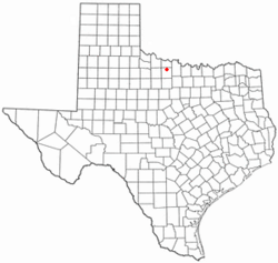 Location of Holliday, Texas