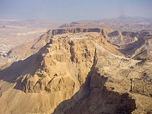 Vista general de Masada