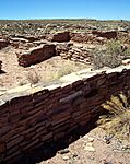Walls at the Puerco Pueblo