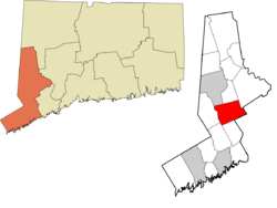 Redding's location within the Western Connecticut Planning Region and the state of Connecticut