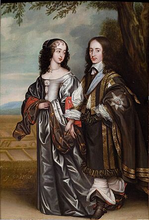 William II, Prince of Orange and Mary Henrietta Stuart, by Gerard van Honthorst
