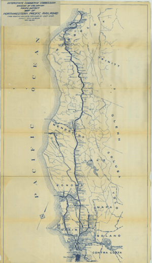 1916 ICC RG134 NWP map