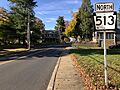 2022-11-02 15 29 39 View north along Pennsylvania State Route 513 (Bellevue Avenue) just north of Trenton Avenue in Hulmeville, Bucks County, Pennsylvania