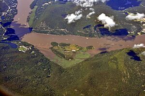 Aerial view of Iona Island in the Hudson River 01 - white balanced (9611005685)