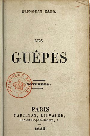Alphonse Karr Les Guêpes 1843