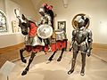 Armor for Man and Horse, Italy (probably Milan), c. 1565, and Field armor for horseman, Italy, c. 1575 - Nelson-Atkins Museum of Art - DSC08601