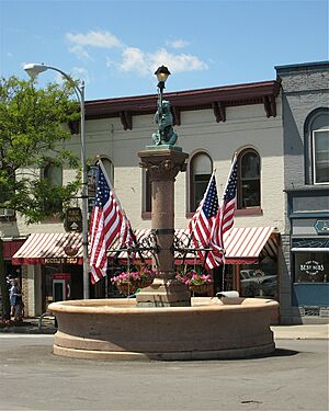 Bear Fountain in Geneseo