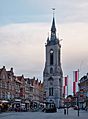 Belfry of Tournai during golden hour (DSCF8266)