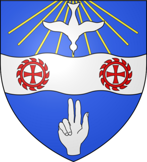 Blason ville fr Saint-Jean-sur-Veyle (Ain)