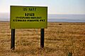 Bombing Range Sign (Morrow County, Oregon scenic images) (morDA0058)