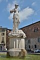Brescia statua di Minerva del Cignaroli in piazza Duomo