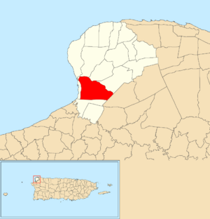 Location of Caimital Bajo