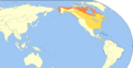 Calidris pusilla map